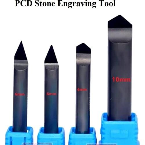 Engraving cutter 10mm engraver Diamond stone cnc end milling V bits 8 mm for granite marble Line carving Lettering Emboss