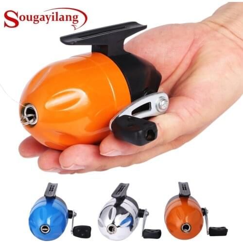 Sougayilang Spincast Fishing Reel Bullet Wheel Inner Spinning Wheel Ball Fishing Reel Suitable for Winter Fishing