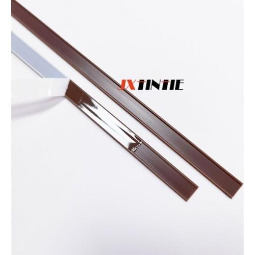 Brown Adhesive Tin Tie for Side Gusset Coffee Beans bags, Plastic Bag Clip for Aluminum Foil Tea Package Bag200PCS