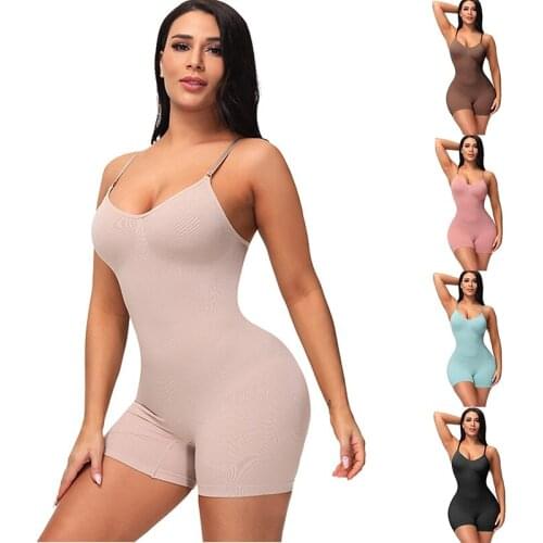 Summer Ladies' Body Shaping Underwear High Elasticity Solid Color No Pattern Seamless Tight Fitting WomenShaping Clothes