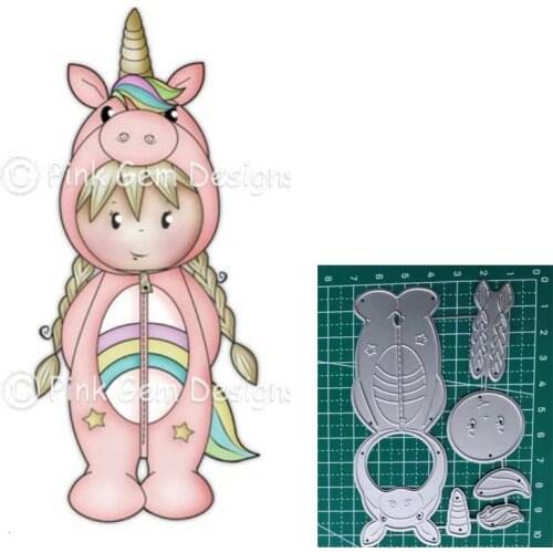 Unicorn Metal Cutting Dies Scrapbooking Card Making Metal Cutting Dies New