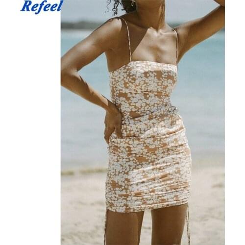 Red Cherry Plaid Dress Women Bow Tie V Neck Short Sleeve A-line Mini Sweet Dress Female Summer Short Vestido