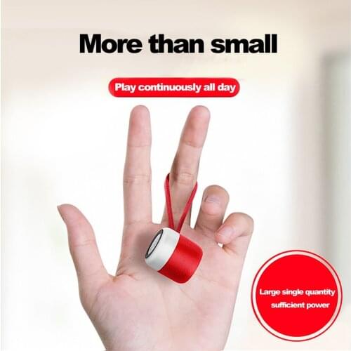 Mini portable wireless bluetooth speaker, intelligent noise reduction, 40MM copper wire, support two machine interconnection, ha