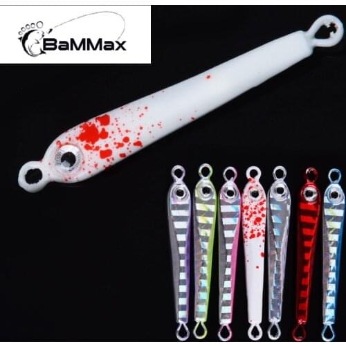 Bammax Fishing Lure 4g 5g Metal Sequins Lures jig Spoon Lure Spinner Bass hard Bait Shore Cast Iron Artificial fishing Tackle