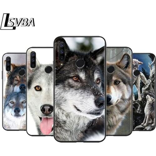 Anti-Fall Soft Black Cover Husky Bulldog Wolf For Huawei Honor 10i 10 8S 8C 8X 8A 8 7S 7A 7C Pro Phone Case