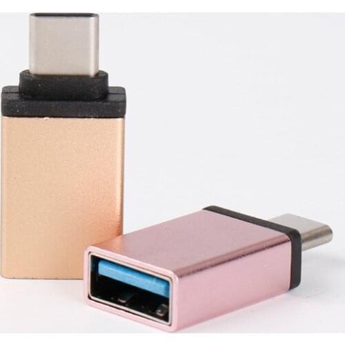 Type C Male Plug to USB 3.0 Female Plug Alloy Cable Charger