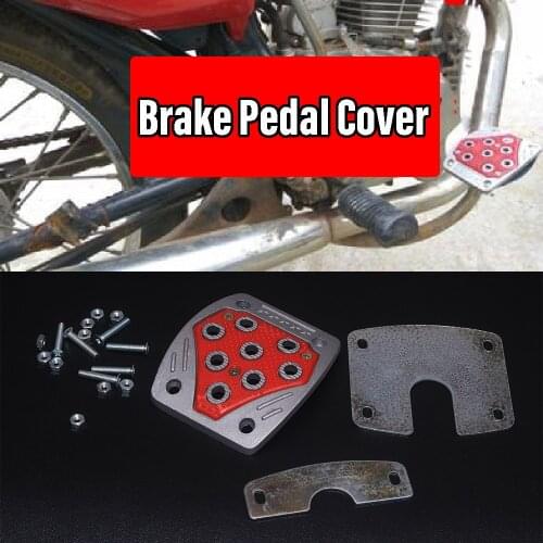 Universal Motorcycle Brake Pedal Cover Anti-skid Plate Of Decorative Refitted Parts Pedals Rest Footpegs Fit For Honda Yamaha
