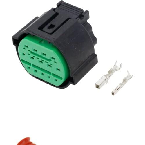 14-pin plastic parts waterproof connector wiring harness connector with terminal plug GL301-14021 14P