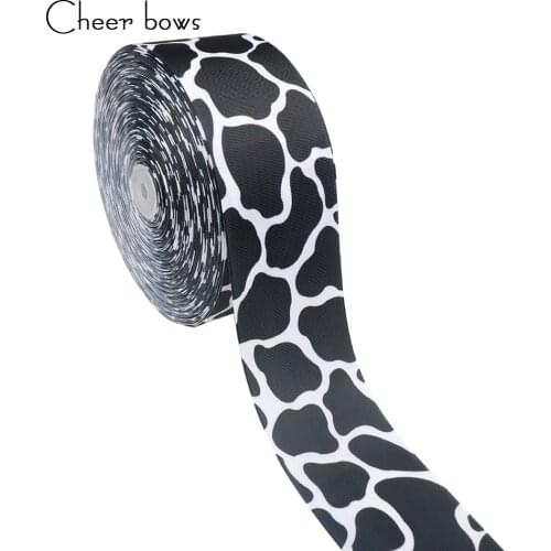 2yards/lot 3'' Grosgrain Ribbon Ice-crack Pattern Pink Bow-Knot Printed Gift Wrapping Decorative Material DIY Hair Accessories