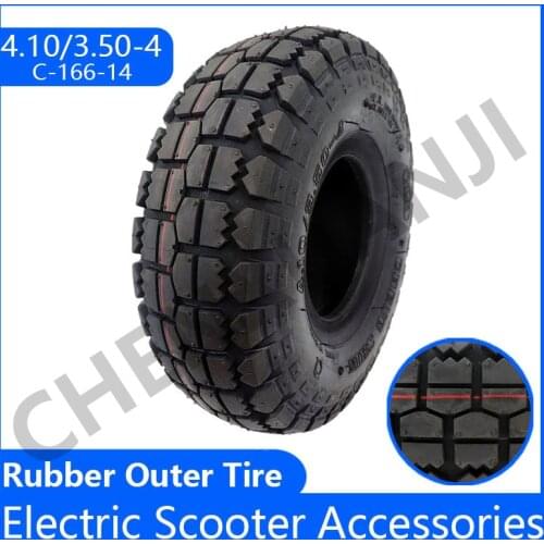 4.10/3.50-4 Tyre 410/350-4 Wheel Tire for Electric Scooter for 3 wheel Scooter Electric Bicycle Electric Scooter Warehouse Cart