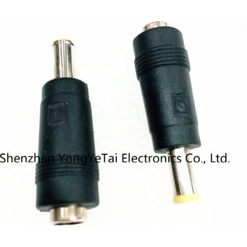 Laptop DC power adapter 5.5 2.1*5.0*3.0 male female turn round mouth with a needle 1.0 free shipping