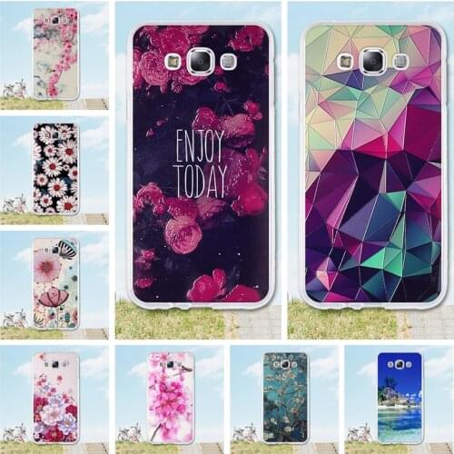 For Samsung Galaxy E7 Duos Sillcone Case Cover Ultra Thin Clear Fundas For Samsung Galaxy E7 Soft Back Cover bags 5.5 inch Coque