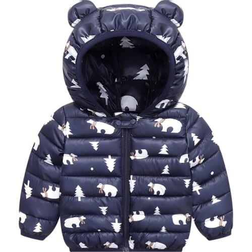 Baby Girls Jackets Coat Autumn Winter Cotton Jackets For Girls Coat Kids Warm Outerwear Coat For Boys Jackets Children Clothes