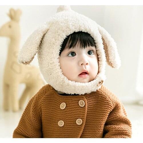 Baby Hat Scarf Set Warm Knitted Baby Winter Hat Warm Cap Bonnet Kids Hat Boys Girls Caps Child Crochet Beanie Autumn Winter