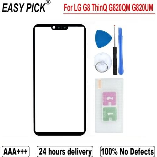 For LG G8 ThinQ G820N G820QM G820V G820UM Touch Screen Glass Panel LCD Cover Plate Repair Replacement