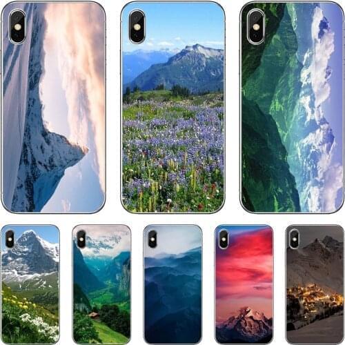 Housing Swiss-Alps-Nature-Mountains-Landscape For LG K10 K8 K7 K4 Nokia X6 2 3 5 6 8 9 230 3310 2.1 3.1 5.1 7 Plus 2017 2018