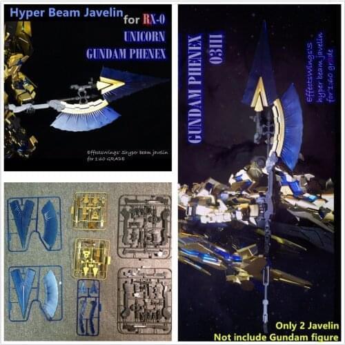 EffectsWings Hyper Beam Javelin for Bandai 1/60 PG RX-0 Unicorn 03 Phenex Gundam