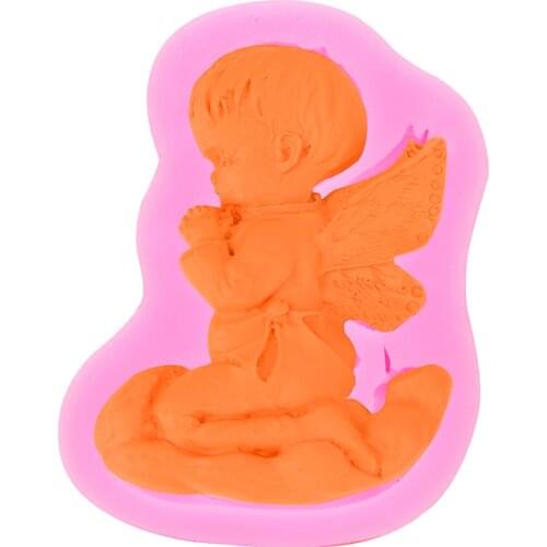 Bakeware Angel Mold Fondant Chocolate Mould Kitchen Accessories Silicone Cake Tools