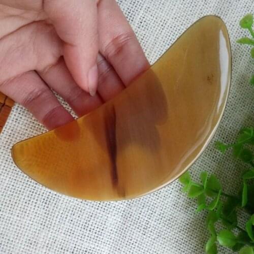 Guasha tool Health care Scrapping Gua Sha plate acupuncture massager natural Ox horn massage board back breast face body beauty