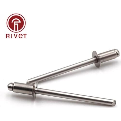 ISO 15984 M6*18/M6*20mm Open End Blind Rivets Pull Nails Tool Countersunk Head Fastening Accessories Remaches 10PCS