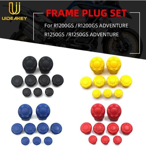 For BMW R1250GS LC R1250 GS Adventure R1200GS ADV 2013-2021 Motorcycle Frame Plug Set Hole Cover Cap 40th Anniversary HP Edition