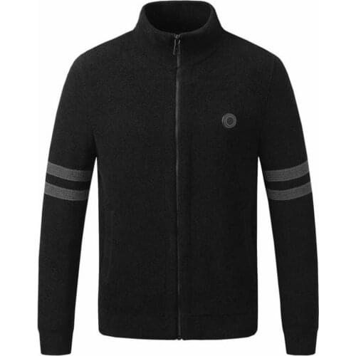 Heated Jacket Warm Electric Heating Coat with Overheat Protection USB charging heating jacket Smart heating turtleneck cardigan