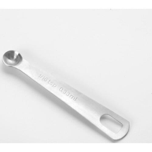 Baking measuring spoon long handle stainless steel quantitative double sealed spoon 5/10/15/20/30ml