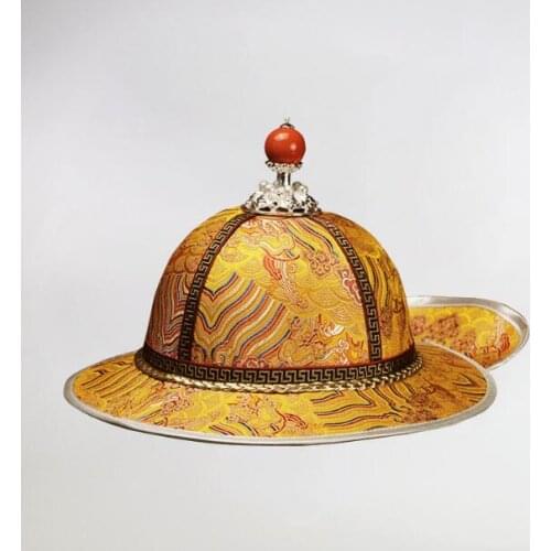 Men Mongolian hat Ancient Genghis Khan cap