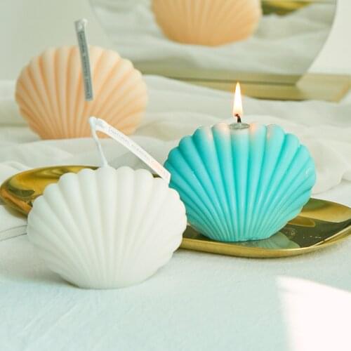 Shell Candle Home Decoration Shooting Background Props Birthday Decoration Soy Wax Scented Candles