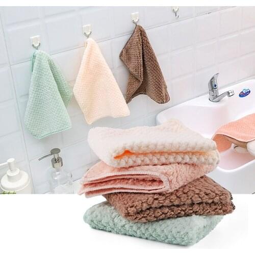Super Absorbent Wipe Table Washing Towel Nonstick Oil Kitchen Tableware Dish Cloth Household Cleaning Cloth Kitchen Dishclout
