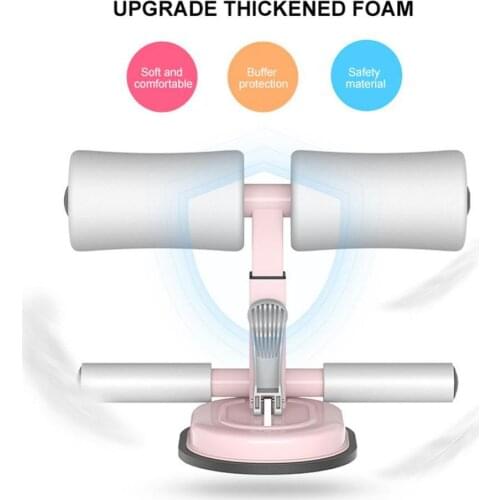 New Sit Ups Assistant Device Indoor Fitness Sit-Up Exercise Bar Adjustable Padded Ankle Support Abdominal Muscle Training Tool