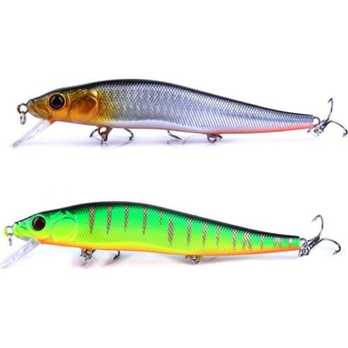 1Pcs 14cm 22.7g Topwater wobbler 3D Eyes Fishing Lure Minnow Hard Bait 3 fish Hooks Crankbait Floating Fishing Tackle