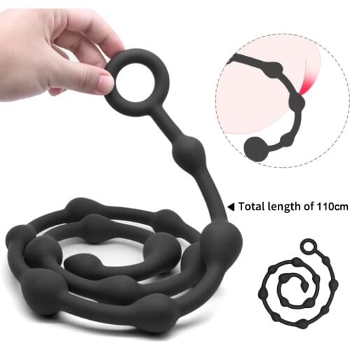 Adult Games Super long anal dildo butt plug prostate massage anus dilator vagina masturbation adult erotic sex toy for women SM