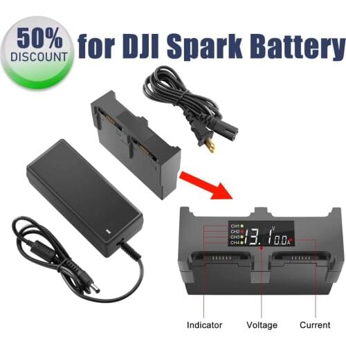 Battery Charger for DJI Spark Drone Parallel Fast Charging HubFOR DJISPARK 4 in 1 Intelligent Flight Battery Manager Spare Parts