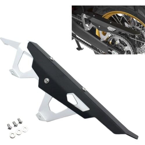 Chain Protector Guard Cover For Honda CRF1000L Africa Twin Adventure Sport 2016 2017 2018 2019 Motorcycle Black Aluminum