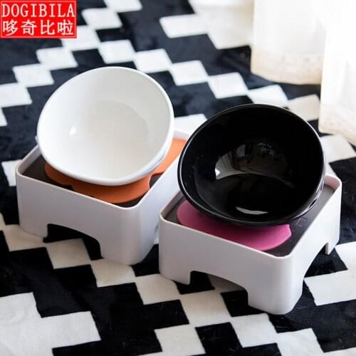 Bullfight Dog Non slip Ceramics Bowl Method Bucket Tidy Dog Bowl Bowl Basin Pets Table Articles cat bowl