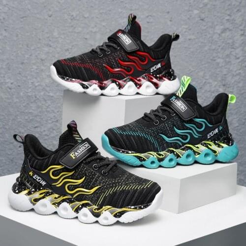 Hot Boys Sneakers Children Trend Fashion Sports Casual Tennis Shoes Big Child Mesh Outdoor Running Shoes Baby Zapatillas Kids