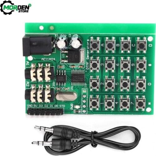 DTMF Audio Generator Module DC 5-24V Voice Encoder Dual Tone Transmitter Multi-Button Keypad Audio Control Board for Arduino