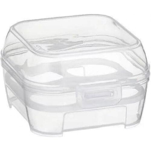 4 Grids Makeup Eggs Storage Box Transparent Powder Puff Gourd Holder Container