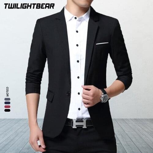 New Mens Blazers Male Coat Spring Autumn Korean Style Thin Casual Blazer Men Jacket Coat Brand Clothing Blusa Masculina AY5188