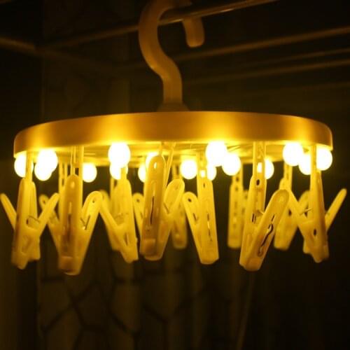 Manufacturer direct LED photo clip lamp clothes clip battery box color lamp ins modeling lamp decorative light string