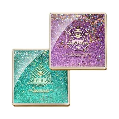 SUSISU Fantasy Quicksand Eye Shadow Plate Genuine 12-Color Matte Sequins