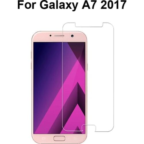Tempered Glass For Samsung Galaxy A7 2017 A720F Screen Protector Film Glass For Galaxy A7 A 7 2017 Tough Protection Glass Cover
