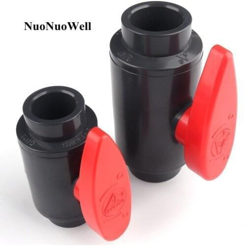 1pc ANSI (1/2"-2") I.D 21.34~60.32mm Hi-Quality UPVC Globe Valve Garden Water Pipe Connectors Aquarium Irrigation PVC Ball Valve