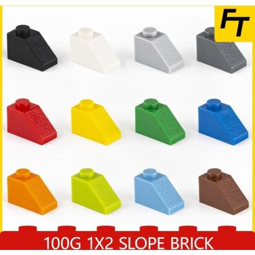 100g Bulk Small Particle 3040 MOC Building Block 1x2 Slope Brick Accessories Building Block Castle Toys