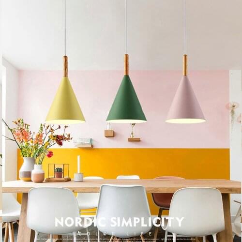 220V Pendant Lights Morden Home Decor E27 Kitchen Living Room Restaurant Bedroom Hanging Lamp