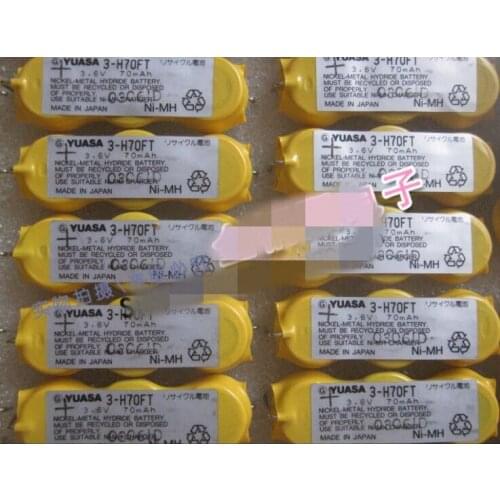 5PCS 3-H70FT 3.6V 70MAH Button Battery Pack