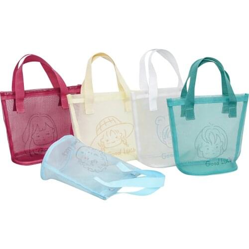 Bolso de playa, letra impresa de la buena suerte, organizador de arena al aire libre Avatar