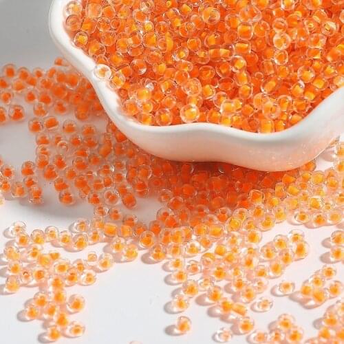 New 15g 2---4mm Glass with Core Beads Charm Czech Glass Seed Beads DIY Bracelet Beads for Jewelry Making Earring Necklace #16