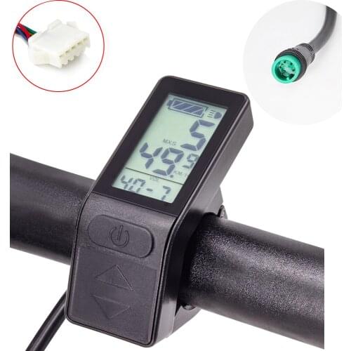 Electric Bike Display KT LCD4 E-bike LCD Display 36V 48V Ebike Computer for E Bike Kunteng Controller SM or Waterproof Connector